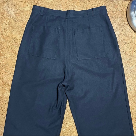 COS Men’s Black Cotton Lyocell Trouser Pants Sz 32R/48 EU - Picture 5 of 15